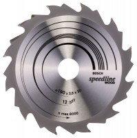 Bosch Speedline TCT Circular Saw Blade 190mm X 30mm X 12T was 20.49 £14.49